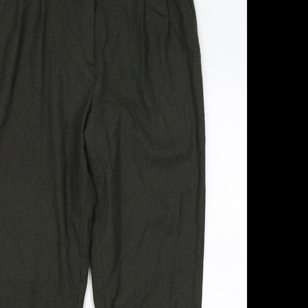 M&S Womens Green   Trousers  Size 10 L26 in