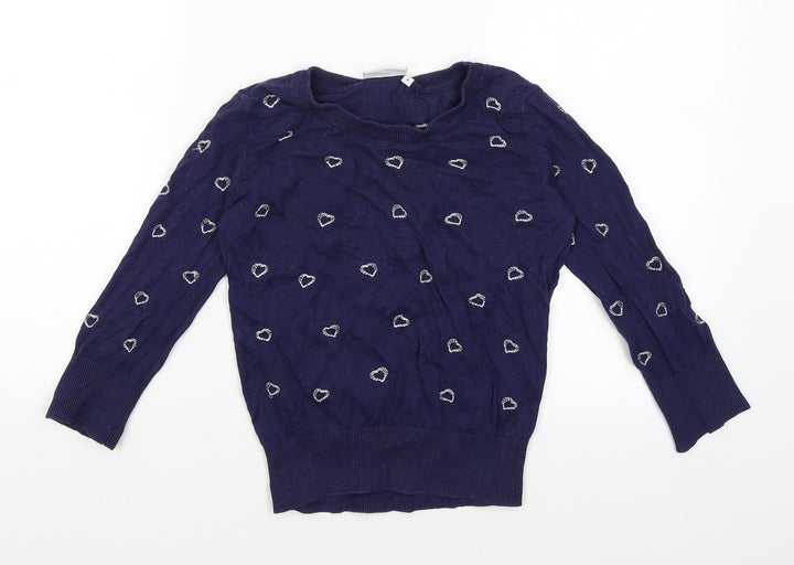 New Look Womens Blue   Pullover Jumper Size 8