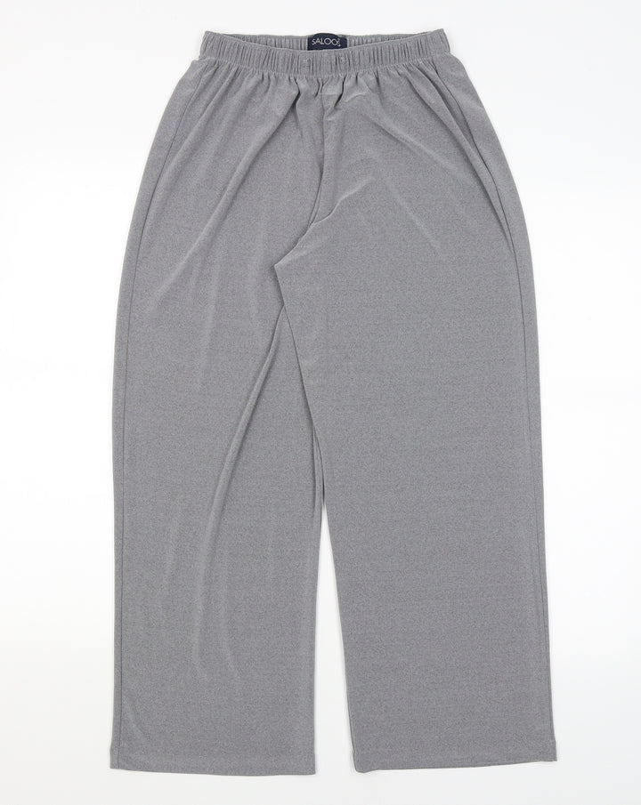 Saloos Womens Grey   Cropped Trousers Size XS L24 in