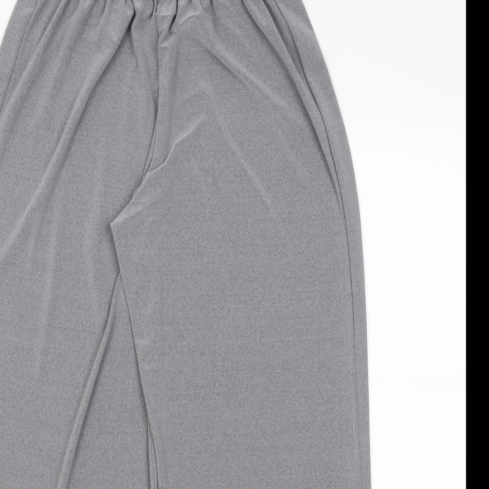 Saloos Womens Grey   Cropped Trousers Size XS L24 in