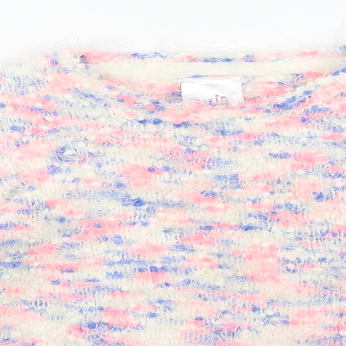 E-vie Girls White   Pullover Jumper Size 5 Years