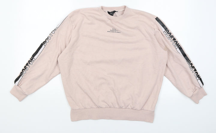 New Look Girls Pink   Pullover Jumper Size 12-13 Years
