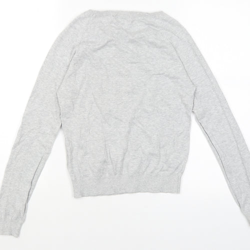 New Look Womens Grey   Pullover Jumper Size 8  - Giraffe