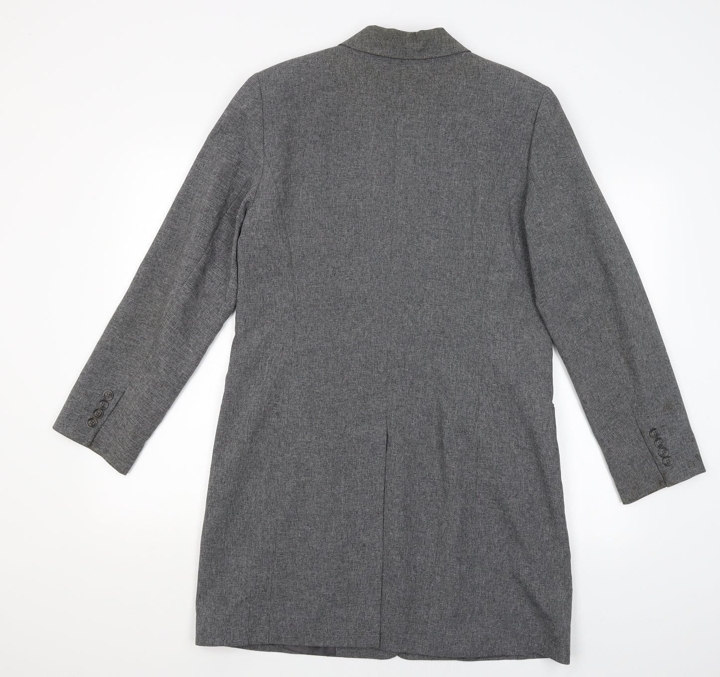 Classic Woman Womens Grey   Jacket Blazer Size 14