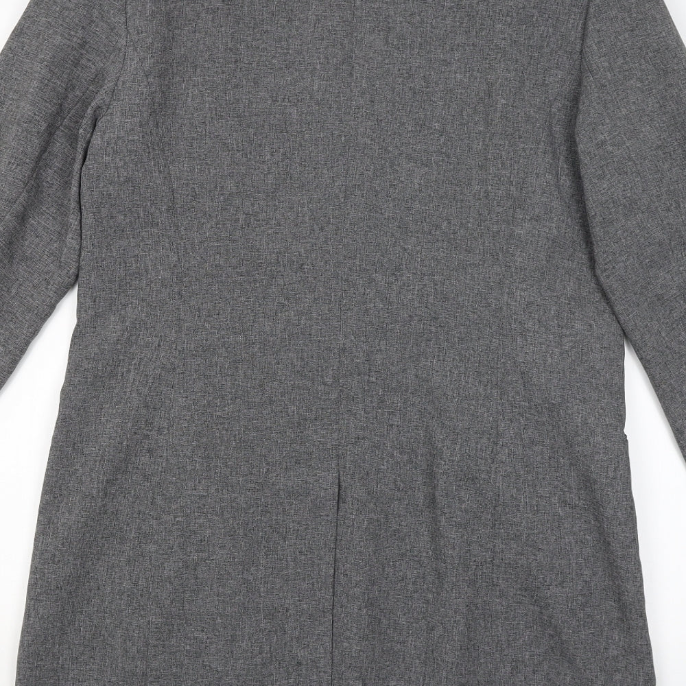 Classic Woman Womens Grey   Jacket Blazer Size 14