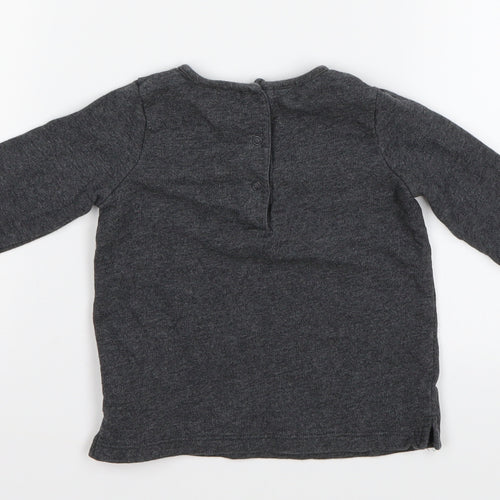 NEXT Baby Grey   Basic Blouse Size 9-12 Months