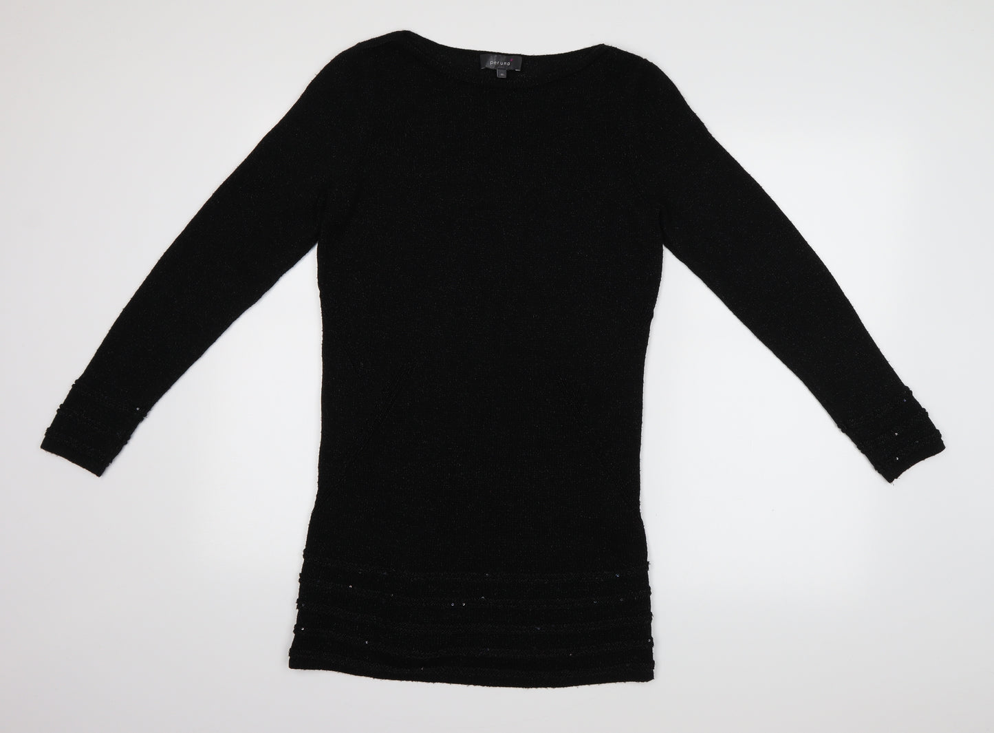 Per Una Womens Black   Pullover Jumper Size 12