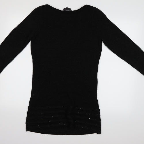 Per Una Womens Black   Pullover Jumper Size 12
