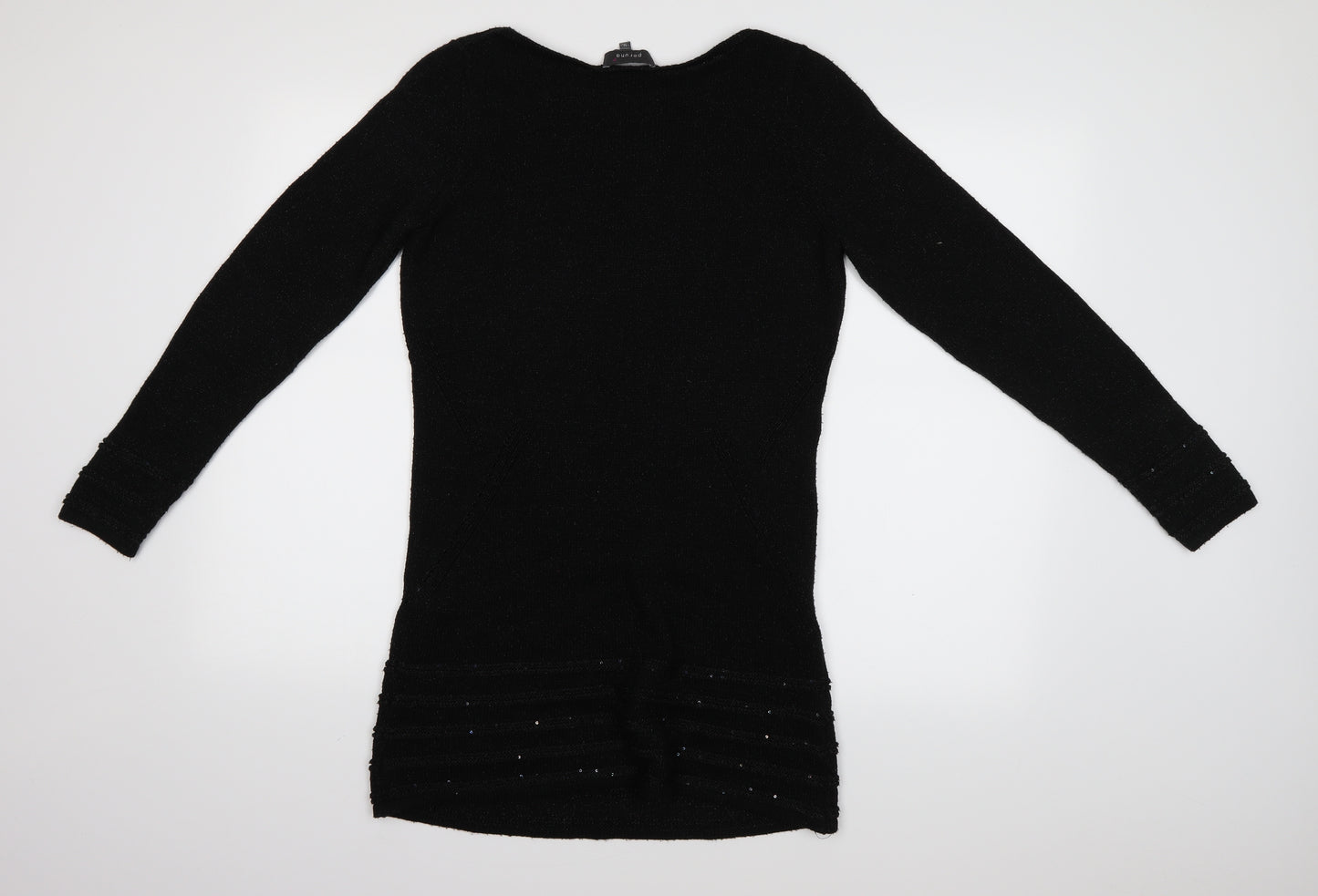 Per Una Womens Black   Pullover Jumper Size 12