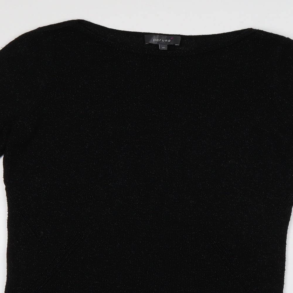 Per Una Womens Black   Pullover Jumper Size 12