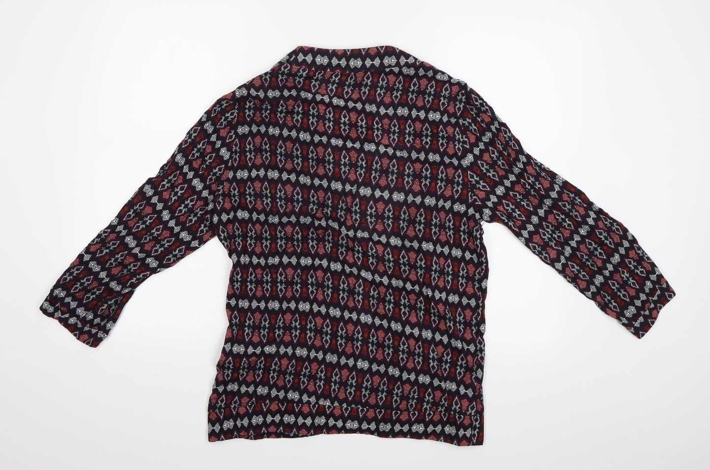 New Look Womens Blue Paisley  Cardigan Jumper Size 12