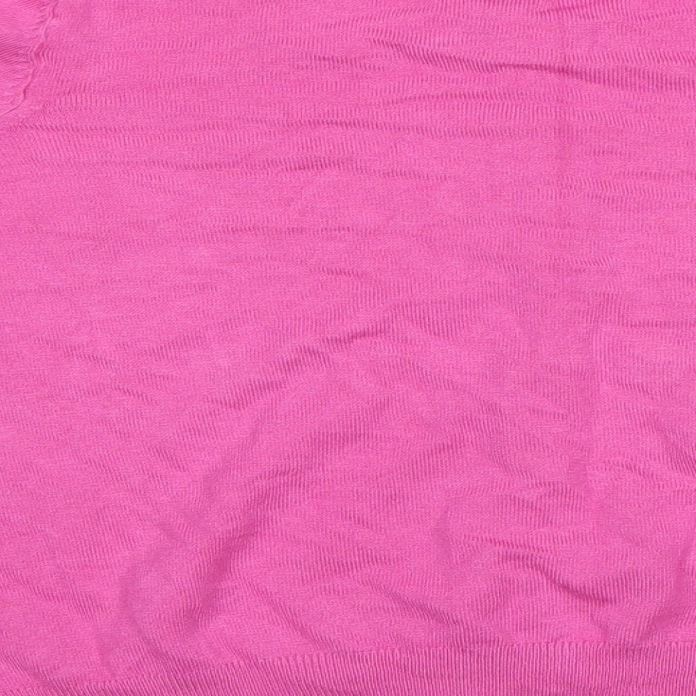 Marks and Spencer Womens Pink   Cardigan Jumper Size 12