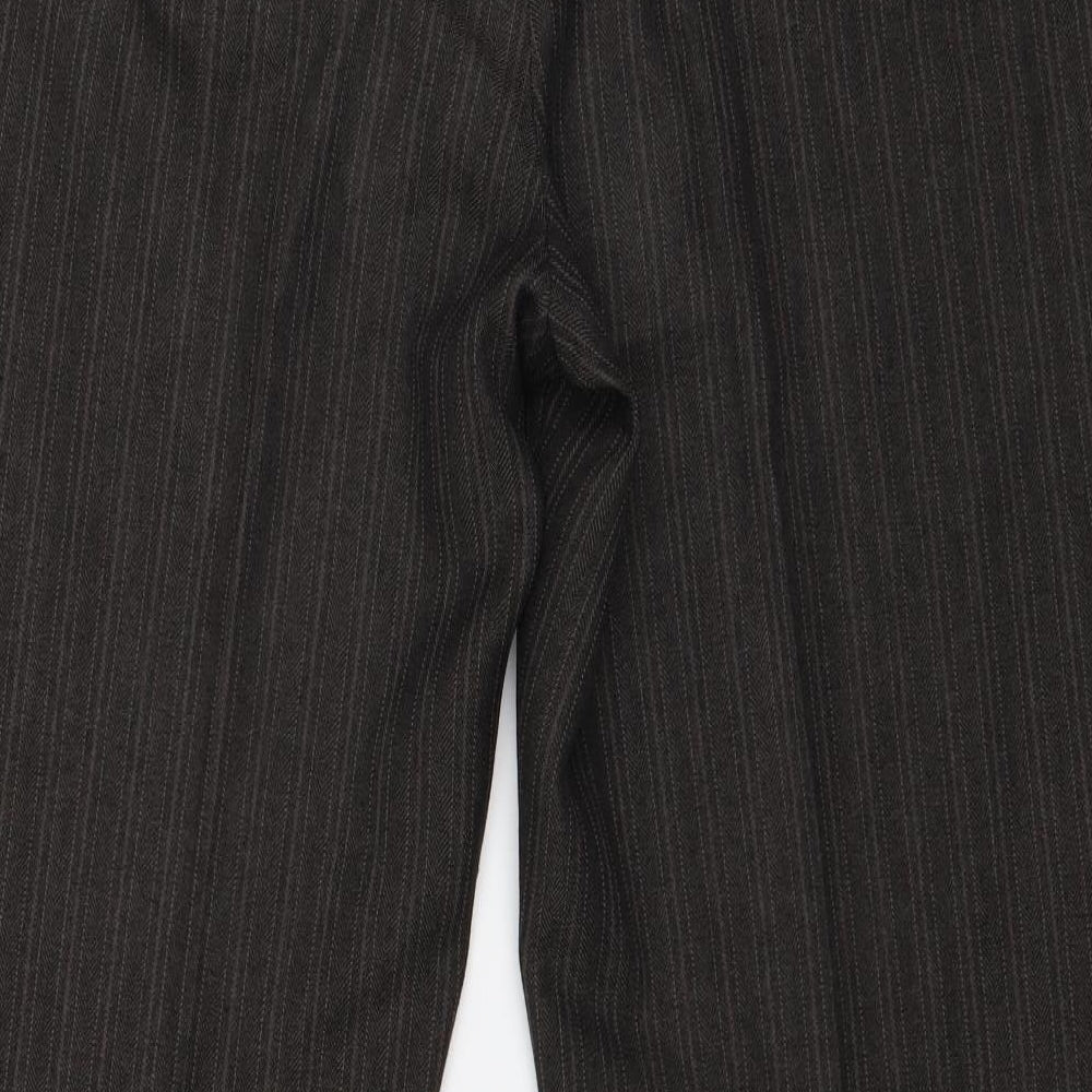 brandtex Womens Brown Striped  Trousers  Size 18 L28.5 in