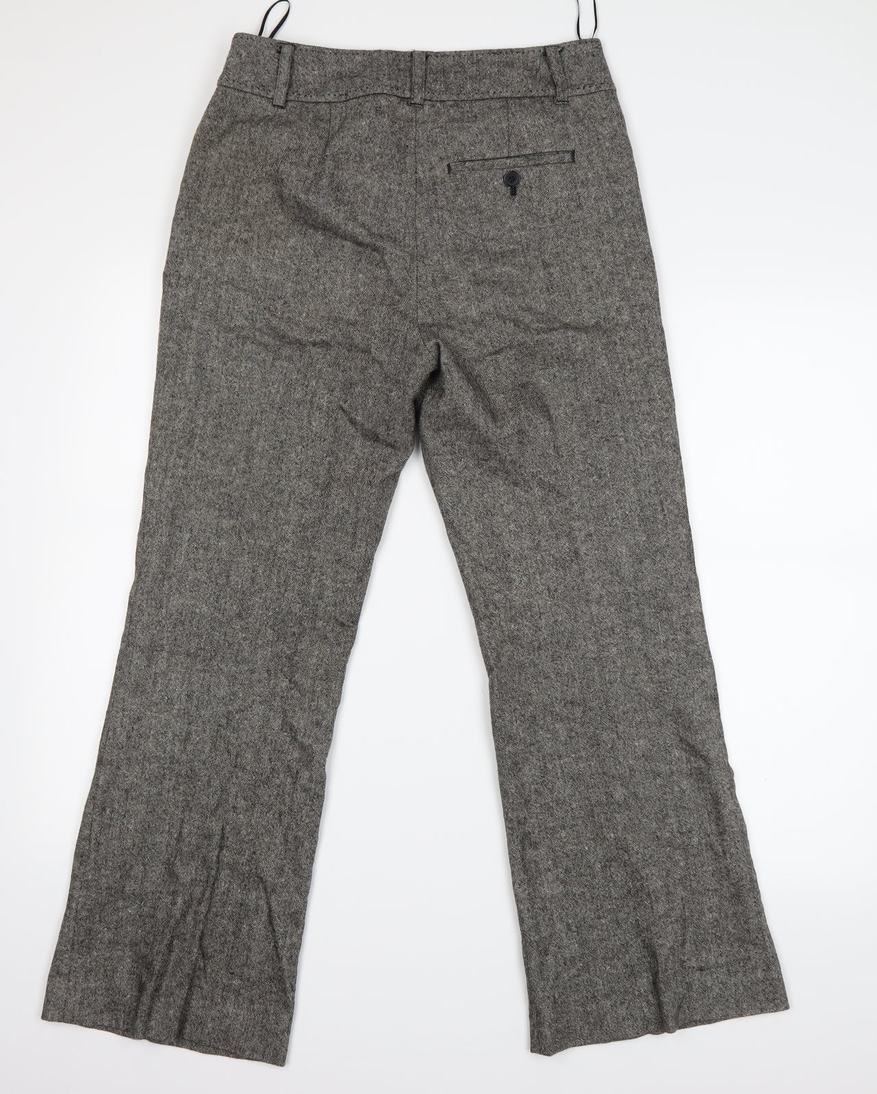 Oasis Womens Grey   Dress Pants Trousers Size 10 L28 in