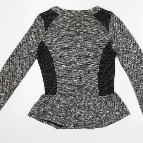 Miss Selfridge Womens Grey   Basic Blouse Size 8