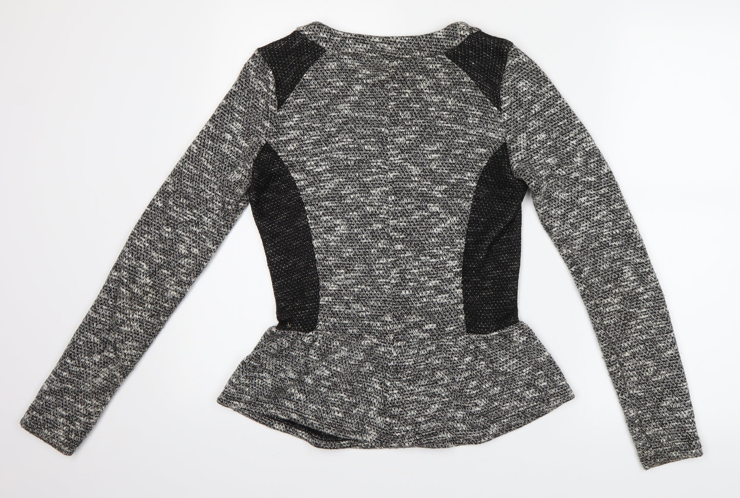 Miss Selfridge Womens Grey   Basic Blouse Size 8