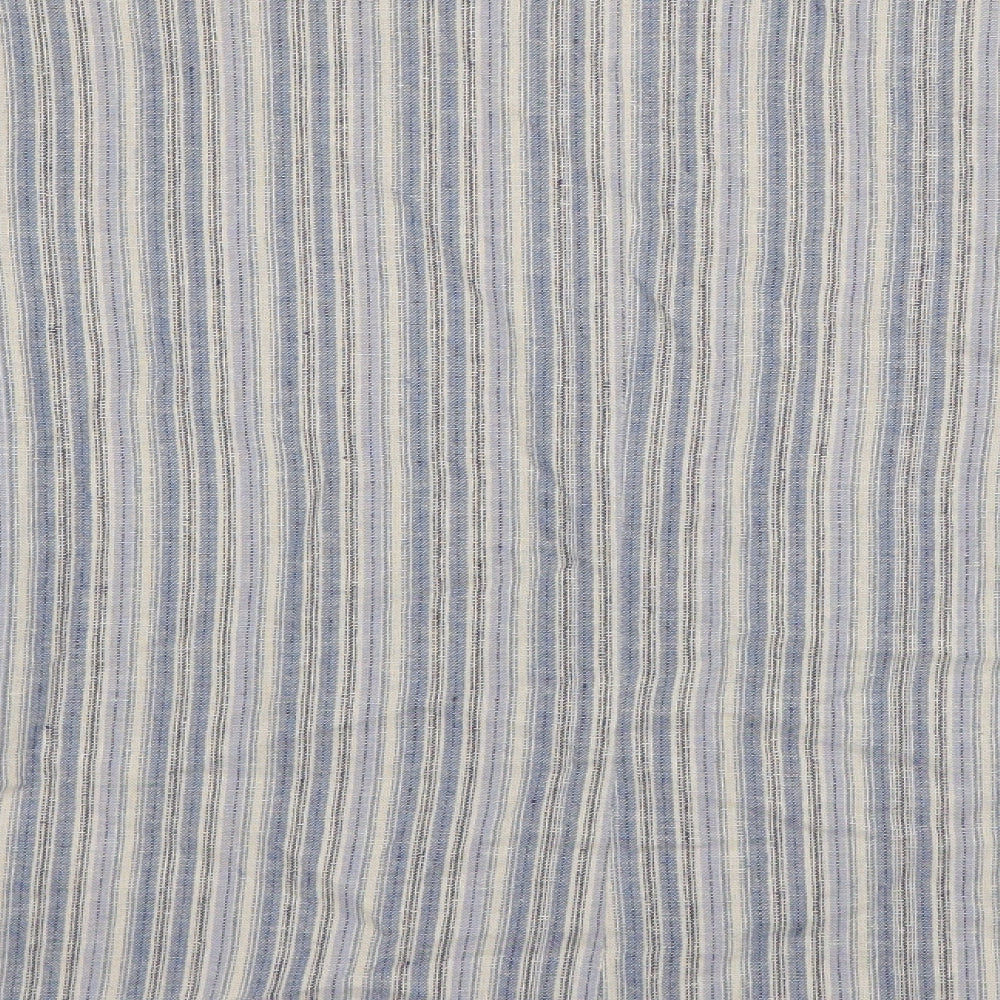 EWM Womens Blue Striped  Jacket Blazer Size 14
