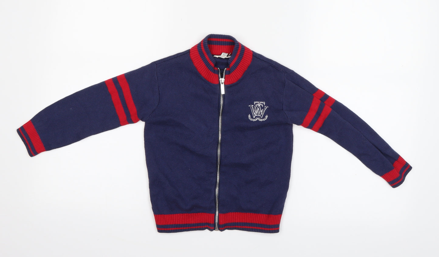 River Island Boys Blue   Full Zip Jumper Size 2-3 Years