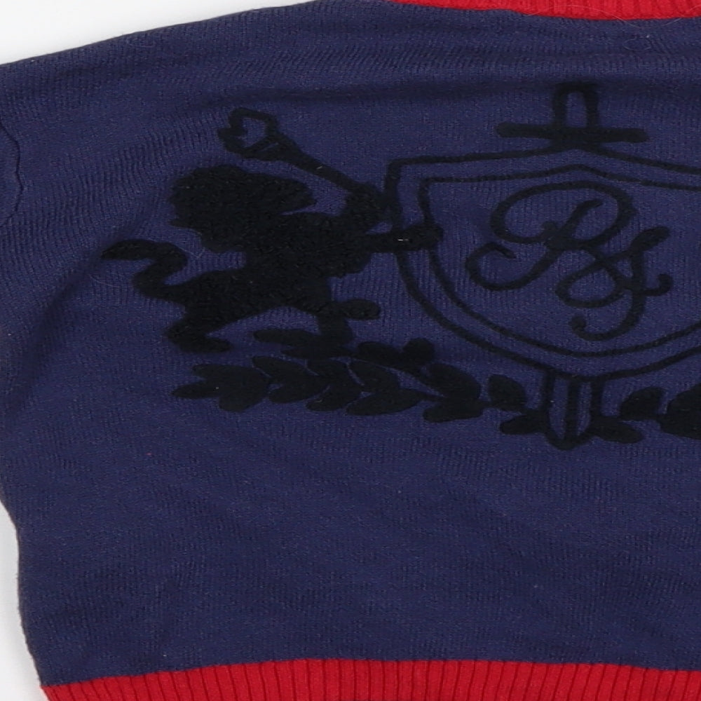 River Island Boys Blue   Full Zip Jumper Size 2-3 Years