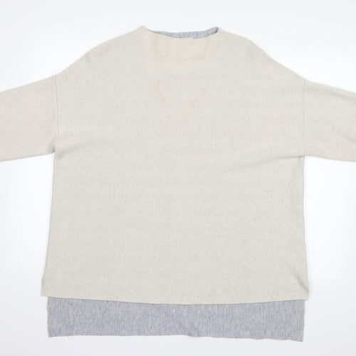 nine Womens Ivory   Pullover Jumper Size M