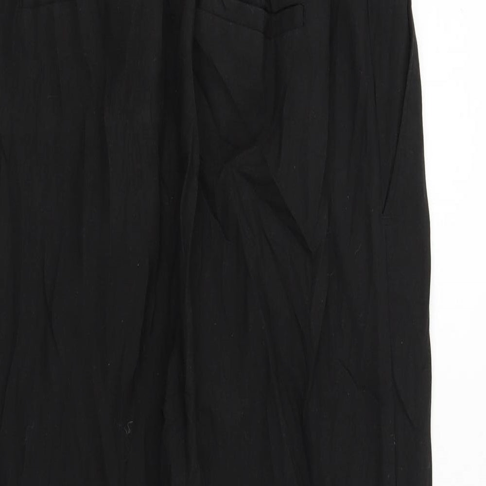 Next Maternity Womens Black  Jersey Trousers  Size 12 L23 in