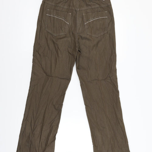 Gerry Weber Womens Brown   Trousers  Size 36 L30 in