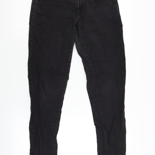 Dorothy Perkins Womens Black  Denim Skinny Jeans Size 12 L29 in