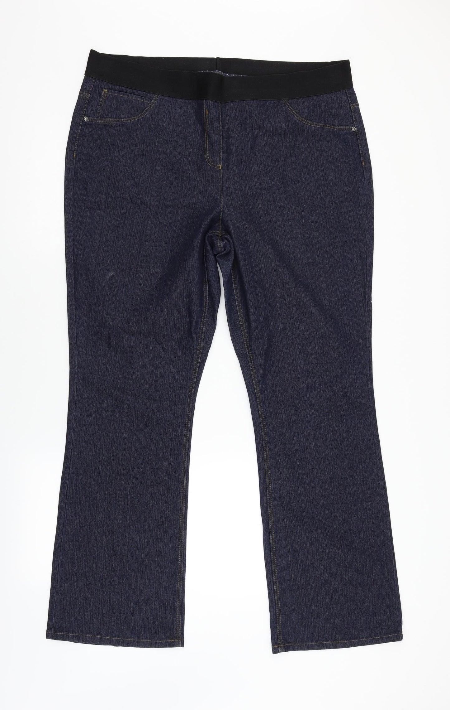 George Womens Blue  Denim Bootcut Jeans Size 18 L31 in