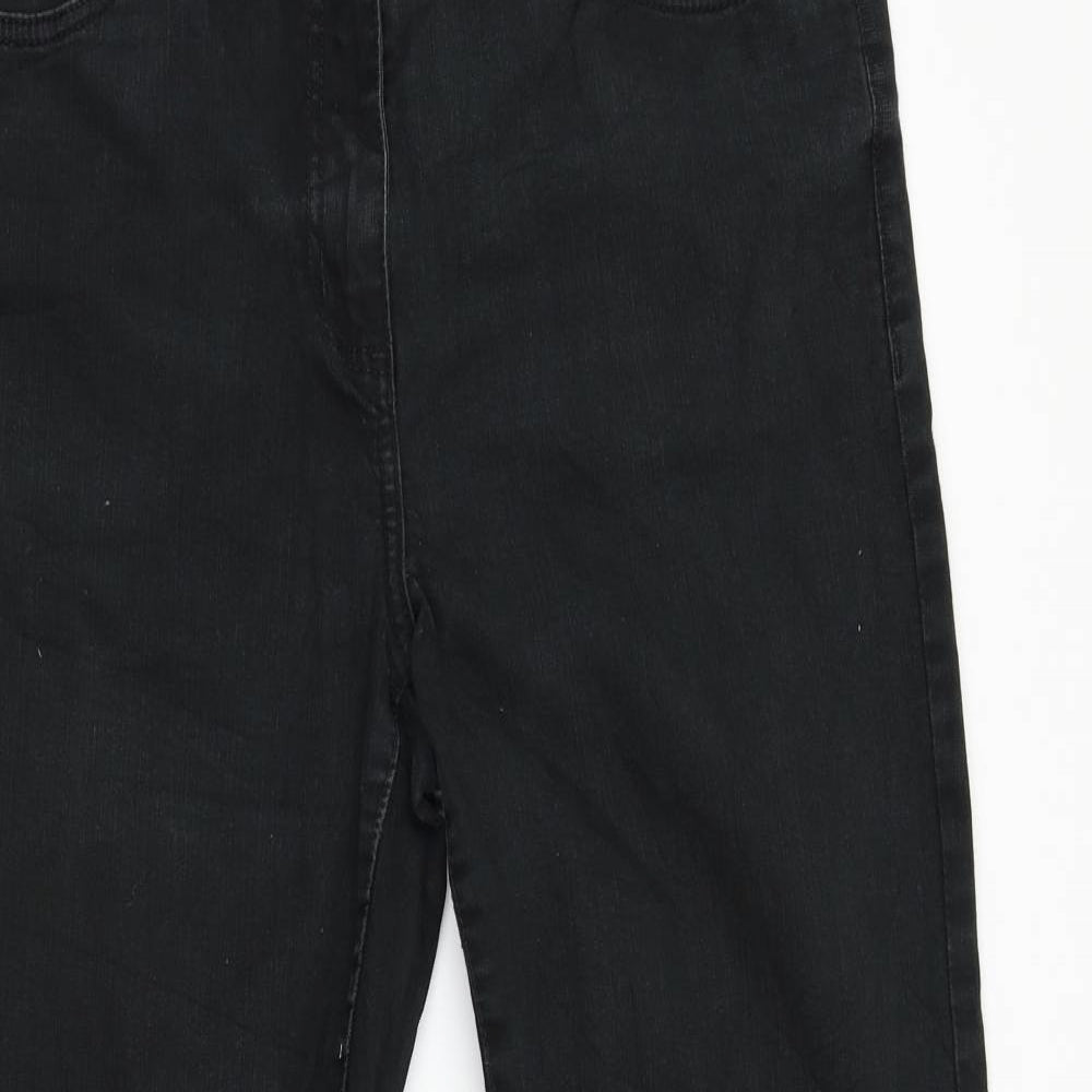 Canda Mens Black  Denim Straight Jeans Size 44 L28 in
