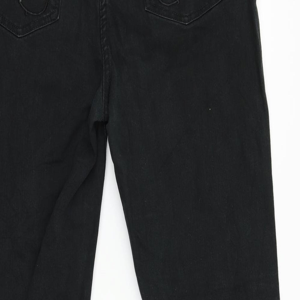 Canda Mens Black  Denim Straight Jeans Size 44 L28 in