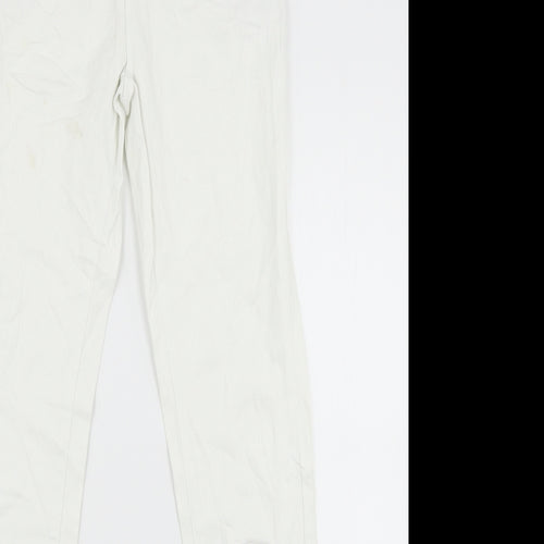 Primark Womens Ivory  Denim Skinny Jeans Size 6 L29 in