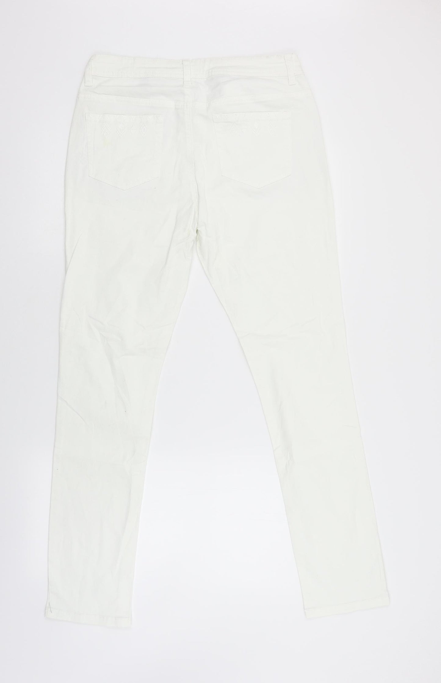 Tchibo Womens Ivory  Denim Straight Jeans Size 40 L31 in