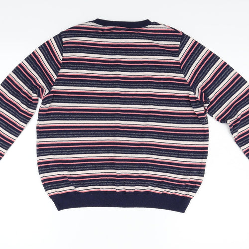 Primark Womens Multicoloured Striped Knit Pullover Jumper Size 12