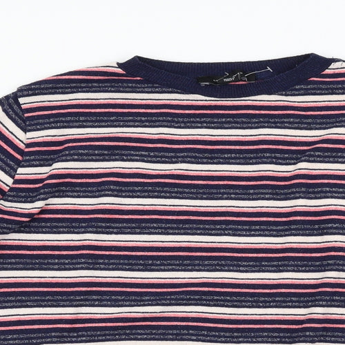 Primark Womens Multicoloured Striped Knit Pullover Jumper Size 12