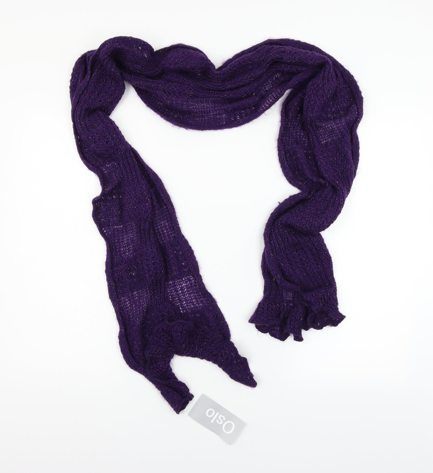 Oslo Womens Purple  Knit  Scarf