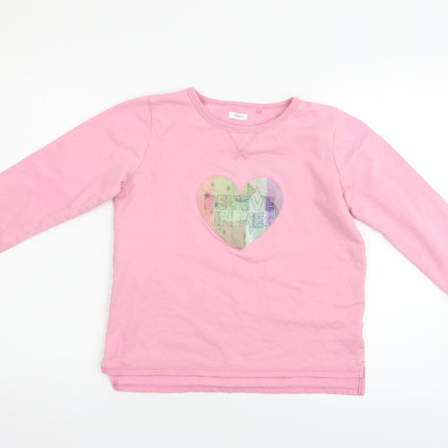 NEXT Girls Pink   Pullover Jumper Size 11 Years  - Unicorn