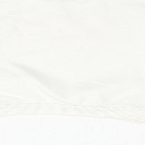 Primark Girls White   Pullover Sweatshirt Size 10-11 Years