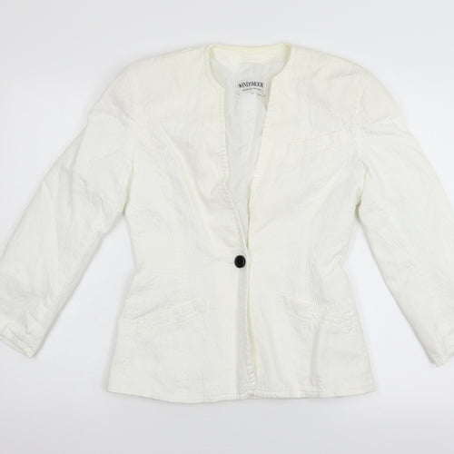 Windsmoor Womens Ivory   Jacket Blazer Size 10