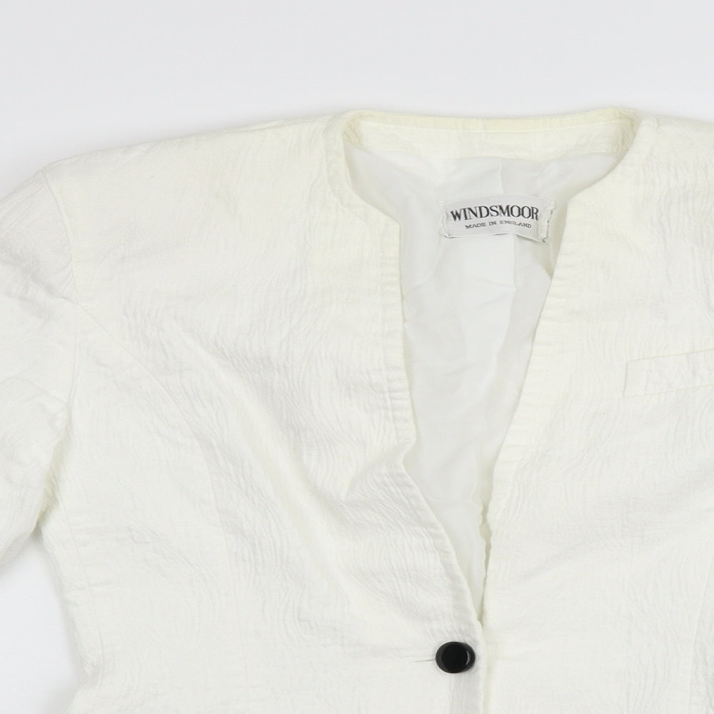 Windsmoor Womens Ivory   Jacket Blazer Size 10
