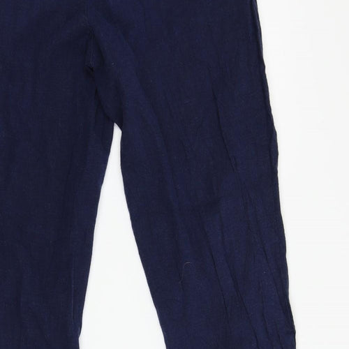 Next Tailoring Womens Blue   Trousers  Size 30 L29 in