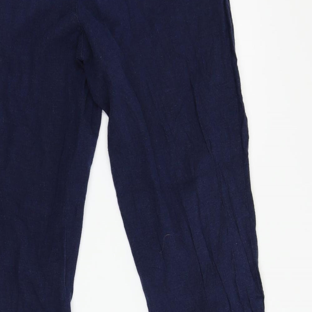 Next Tailoring Womens Blue   Trousers  Size 30 L29 in