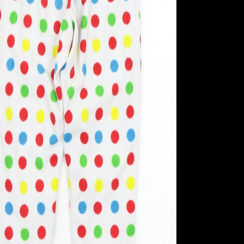 George Girls White Polka Dot   Pyjama Pants Size 7-8 Years