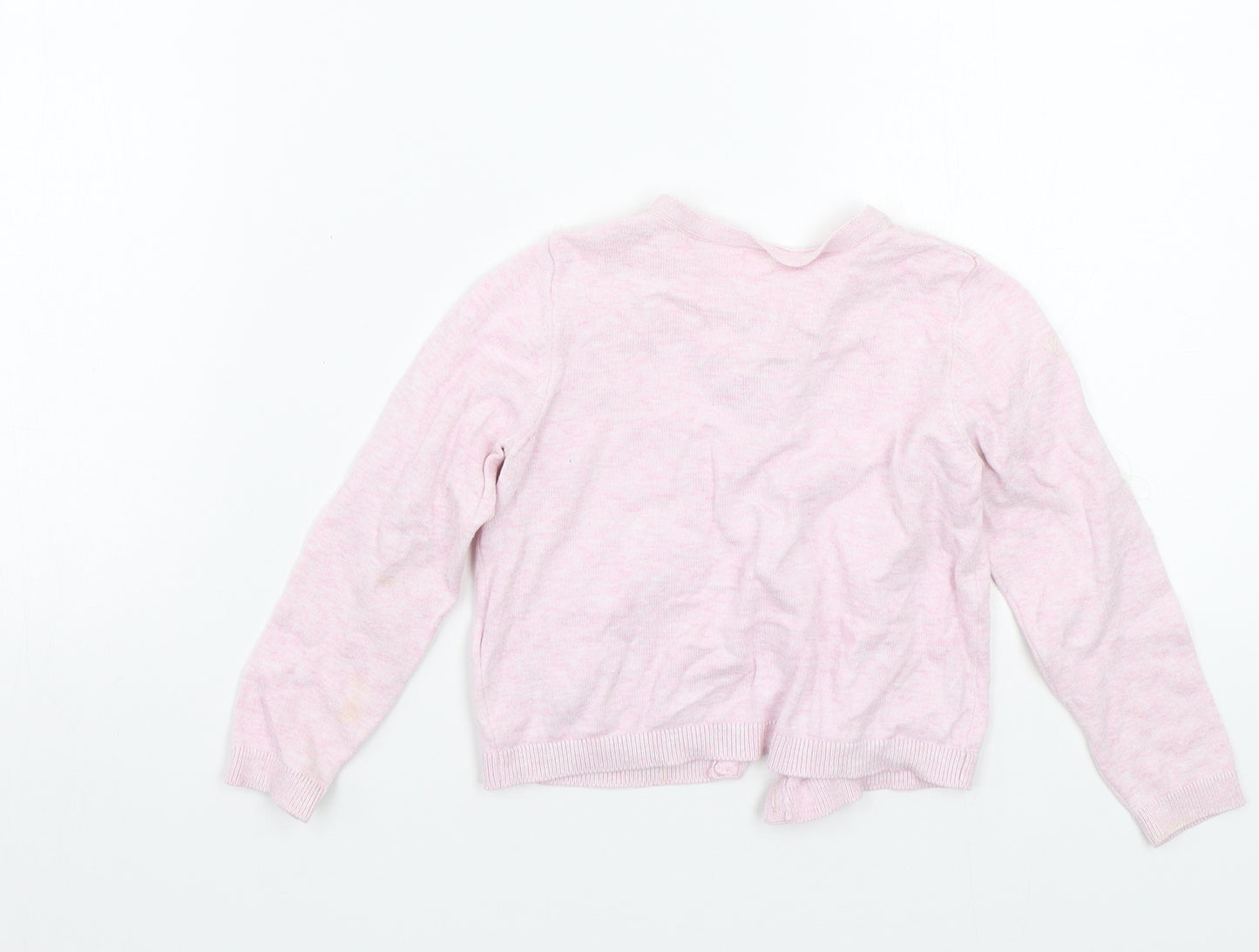 NEXT Girls Pink   Cardigan Jumper Size 2-3 Years
