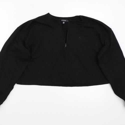 Missguided Womens Black   Pullover Jumper Size 10