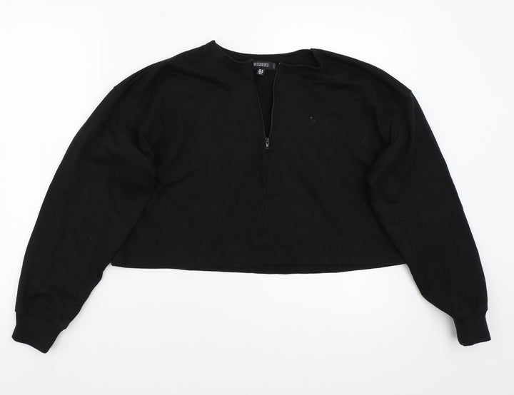 Missguided Womens Black   Pullover Jumper Size 10