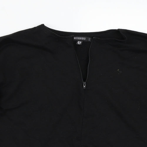 Missguided Womens Black   Pullover Jumper Size 10