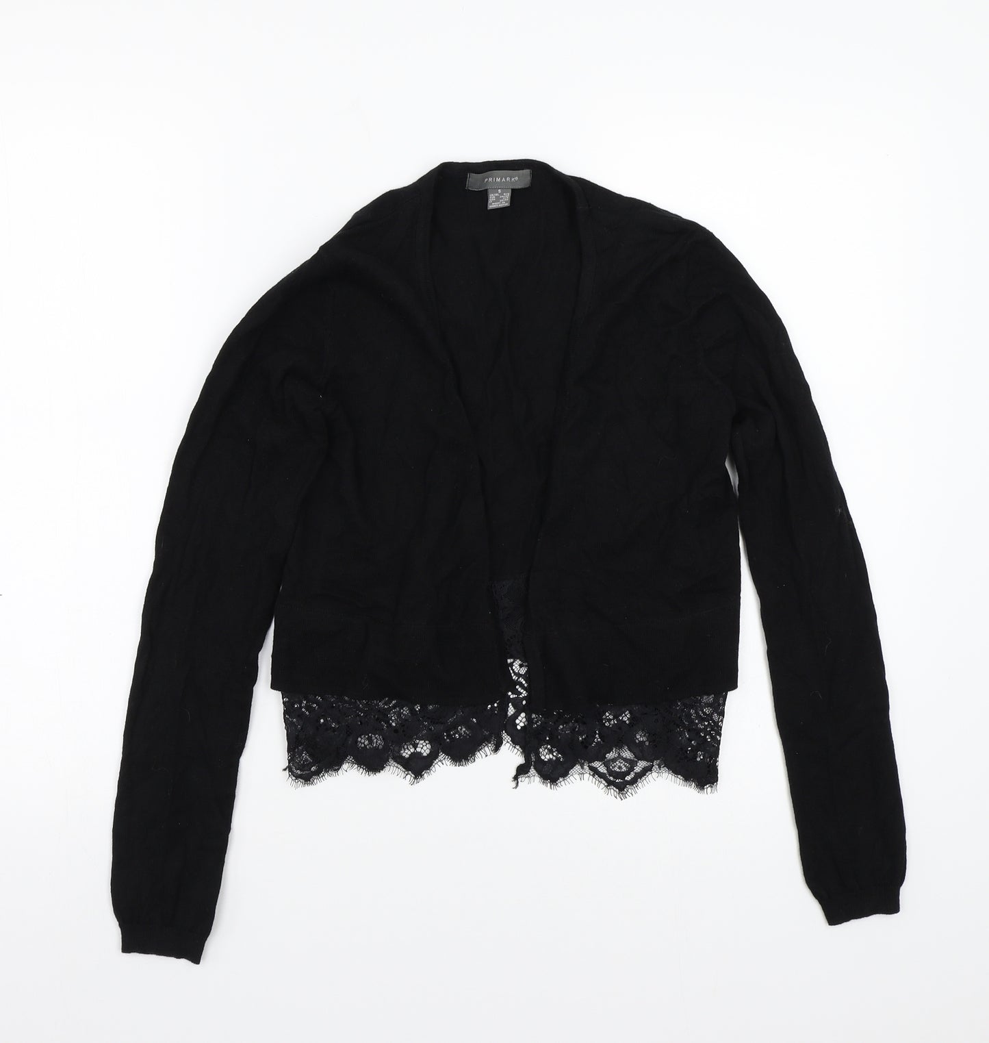 Primark Womens Black   Cardigan Jumper Size S