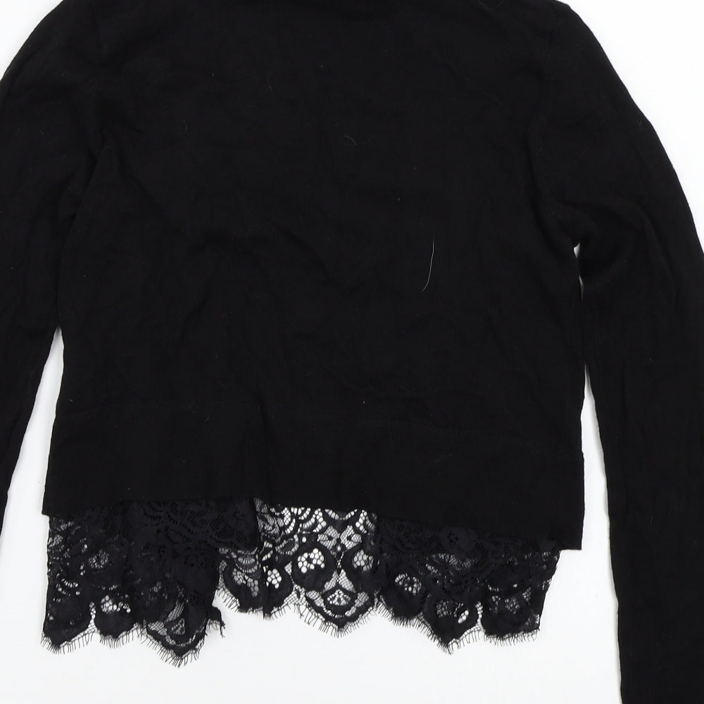 Primark Womens Black   Cardigan Jumper Size S