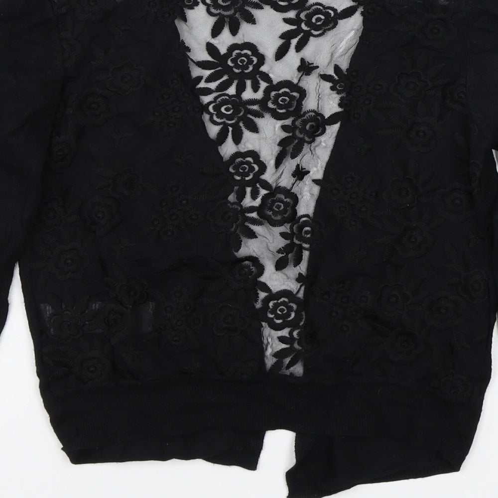 Newlook Girls Black   Cardigan Jumper Size 11 Years