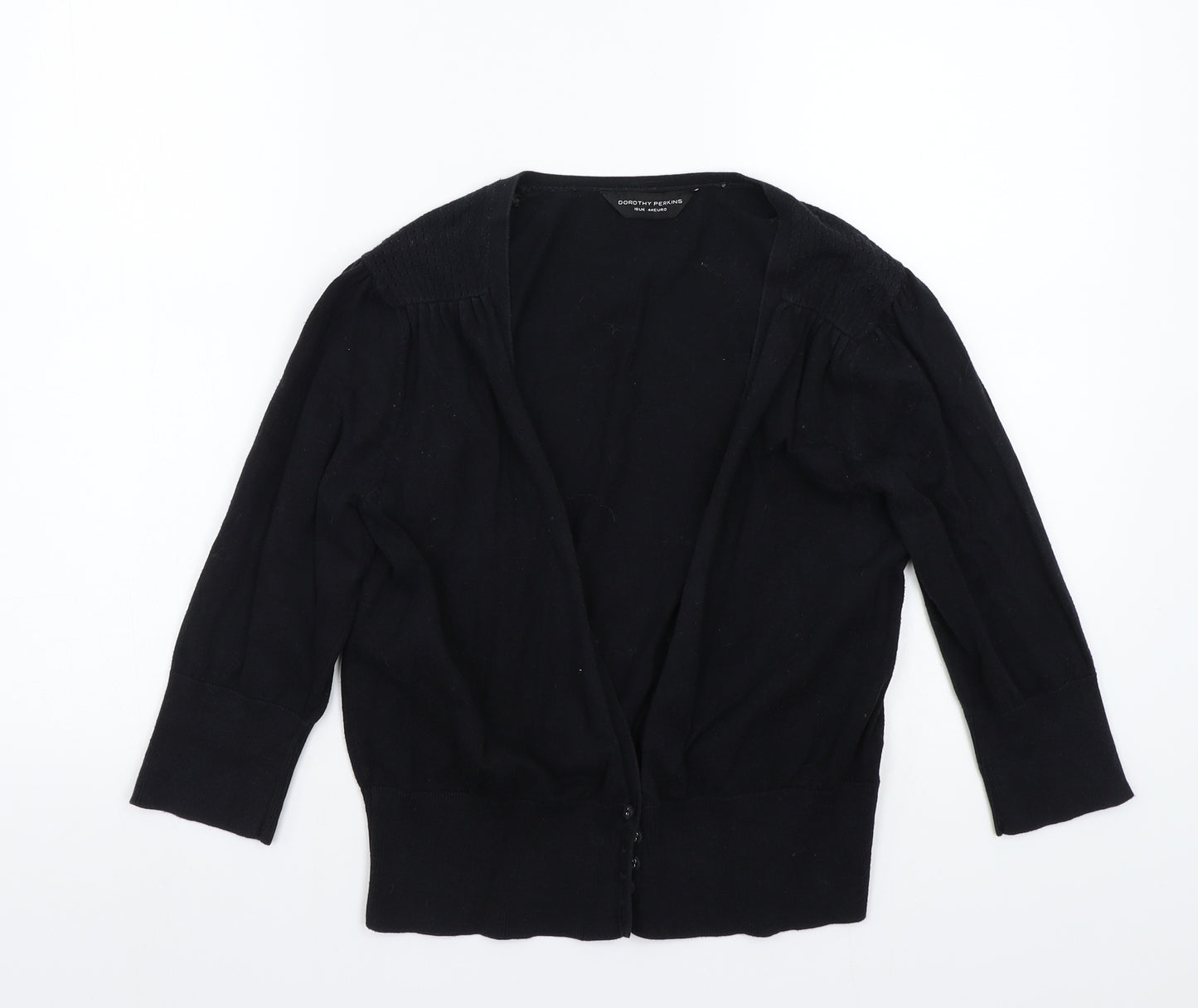 Dorothy Perkins Womens Black   Cardigan Jumper Size 16